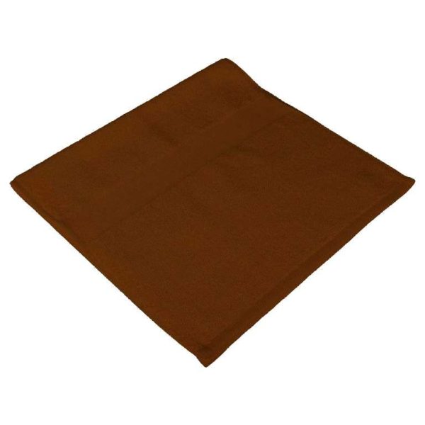 Полотенце махровое коричневое