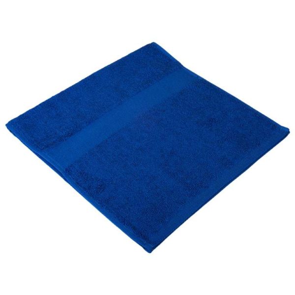 Полотенце махровое синее