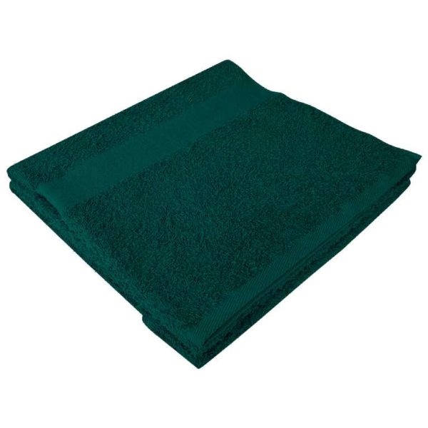 Полотенце махровое банное 70*140 темно-зеленое