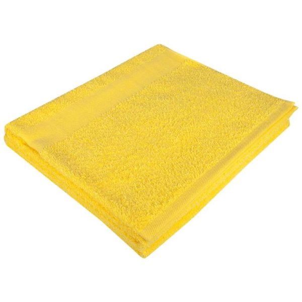 Полотенце махровое банное 70*140 желтое