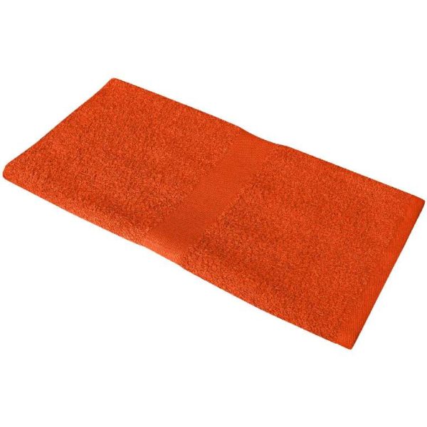 Полотенце махровое 50*90 оранжевое